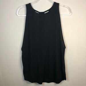 VSX Sport Low Armpit Loose Black Tank Top